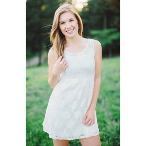 Romy Lace Dress White